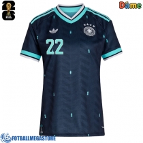 Fotballdrakt Dame Tyskland David Raum #22 Bortedrakt VM 2026 Kortermet